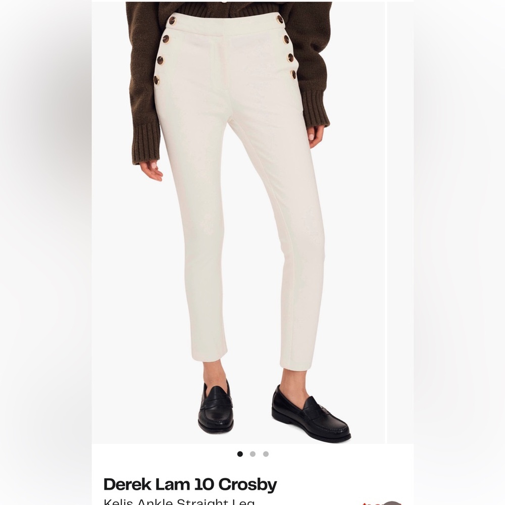 Derek Lam pants with buttons new with tags